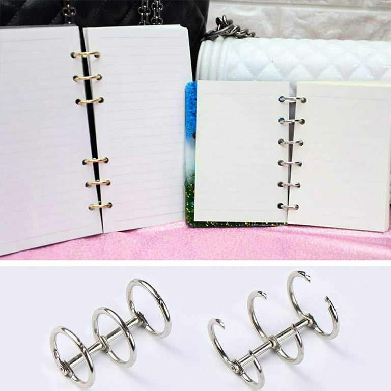 for Notebook Cover A5 A6 A7-6Pcs Silicone Notebook Cover Clear