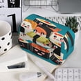 thumbnail image 7 of Kdxio I Love Sushi for Double Compartment Pen Case Oxford Organizer with Zipper Pockets for Students Artists, 7 of 7