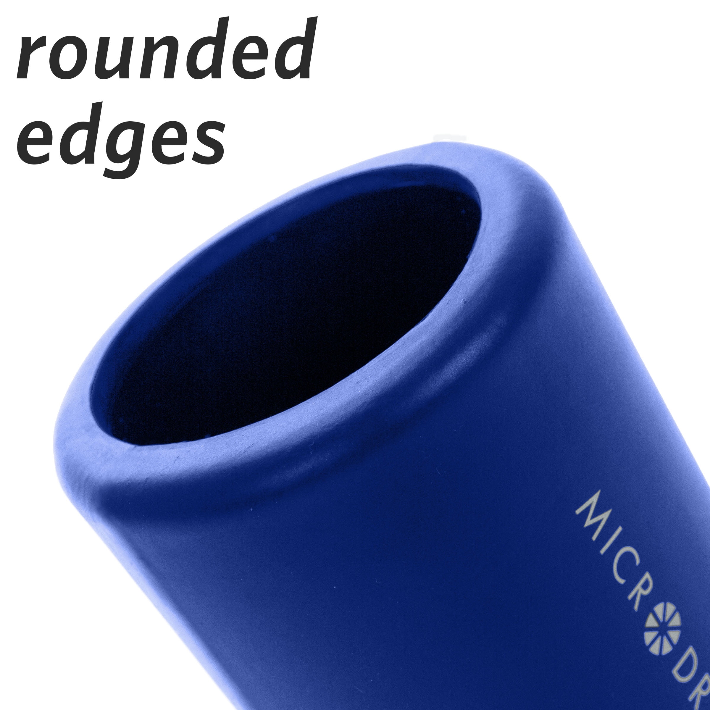 Microdry Fitness Foam Roller for Muscle Relief, Firm, 13" x 5.3", Blue