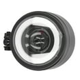 thumbnail image 4 of Low Beam Retro Headlamp LED Headlight Vintage Round Angel Eye Front Lamp Fit For Motorcycle Cruiser Choppers Bobber Cafe RacerWhite Light, 4 of 8