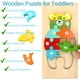 thumbnail image 2 of Rompecabezas de madera para niños pequeños de 3 años - Juguete Montessori para niños de 3 años en adelante - Juguete educativo de madera - Regalo para niños y niñas de 3 años, 2 of 5