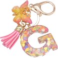 thumbnail image 1 of Letter Keychain,26 Letters A-Z Decorative Letter Keychain,Name Keychain for Women Girls Men Teenager Gift, 1 of 2