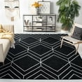 thumbnail image 2 of SAFAVIEH Adirondack Caitriona Geometric Squares Area Rug, Black/Ivory, 8' x 10', 2 of 13