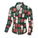 thumbnail image 5 of Seeotter Men Women Button Down Shirts Christmas Long Sleeve Funny Ugly Xmas Graphic Blouse Casual Shirts Holiday Tee, 5 of 7