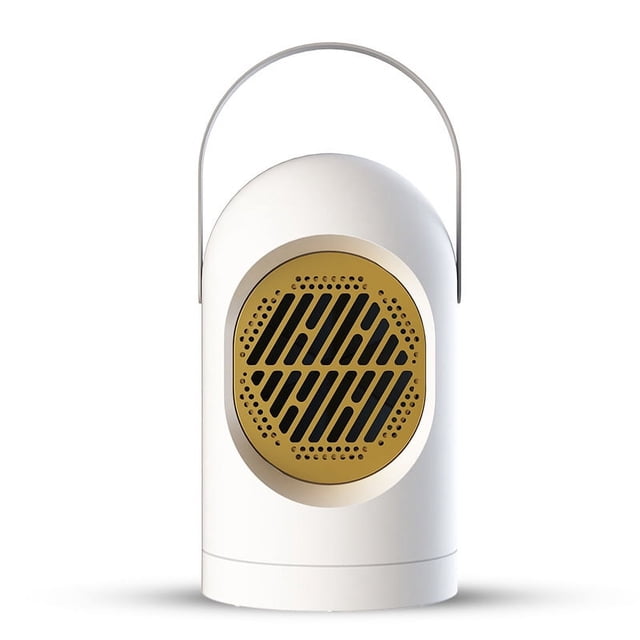 Mini ventilador eléctrico portátil con calentador blanco, ventilador de escritorio cálido de calentamiento rápido 2S para el hogar y la oficina, ventilador de aire caliente de poco ruido Rojo Verde MX-0131775FYD