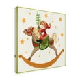 thumbnail image 2 of Trademark Fine Art 'Santa On Rocking Horse' Canvas Art by Beverly Johnston, 2 of 3