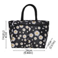 thumbnail image 2 of Ikeay Lunch Bag, Japanese Daisy for Workers Portable Bento Bags for Students Lunch Boxes Lunch Insulation Bags and Rice Insulation and Cold Insulation Bags, Bento Packet, 2 of 2