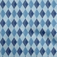 thumbnail image 1 of oneOone Polyester Spandex Light Blue Fabric Check Argyle Dress Material Fabric Print Fabric By The Yard 56 Inch Wide, 1 of 5