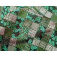 thumbnail image 5 of oneOone Silk Tabby Dark Green Fabric Floral Sewing Fabric By The Yard Printed Diy Clothing Sewing Supplies 42 Inch Wide, 5 of 6