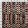 thumbnail image 4 of oneOone Silk Tabby Orange Fabric Geometric Sewing Craft Projects Fabric Prints By Yard 42 Inch Wide, 4 of 4