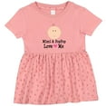 thumbnail image 3 of Inktastic Mimi and Poppop Love Me Grandchild Girls Baby Dress, 3 of 5