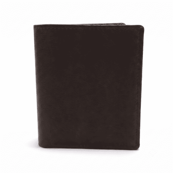 kerinzo -Men’s Genuine Leather Bifold Wallet – Classic Brown Slim Design with Multiple Card Slots and Cash Compartment, Wallet for Mens