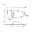 thumbnail image 4 of Metal Input Jack Socket Plate with Screws for Strat Style Electric Guitar, 4 of 8
