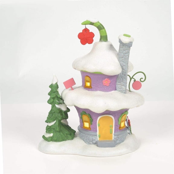 Department 56 Grinch Auntie Who's House Lit Christmas Village Building 8in H