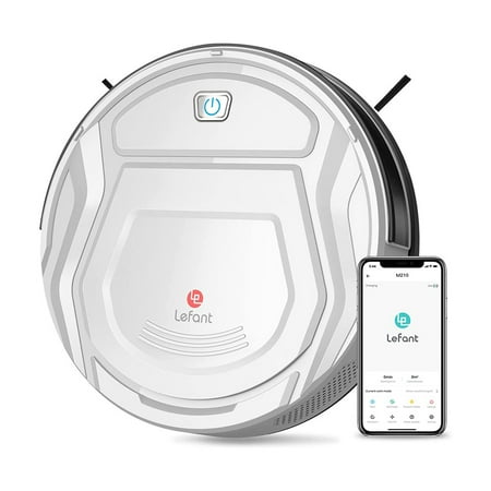 Lefant Robot Vacuum Cleaner, Slim Robotic Vacuum with Alexa/WiFi/App Control, Self-Charging, 500ML Large Dust Box for Pet Hair, Hard Floor, M210