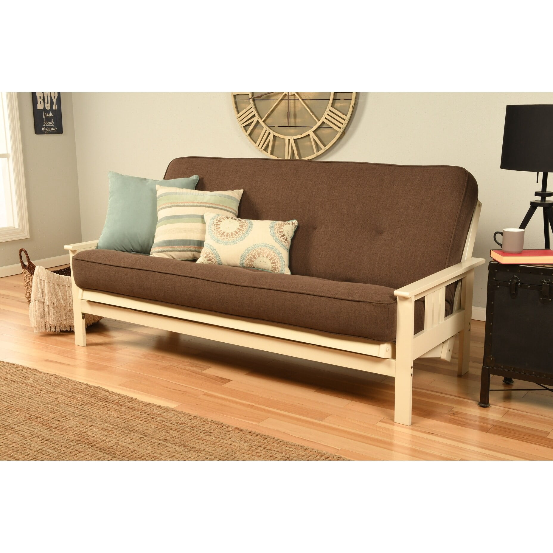 Kodiak KFLCOCF6M1 No. 6000 Linen Cocoa 276 Coil Hinged Mattress - Full Size