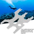 thumbnail image 1 of Cergrey Stainless Steel Underwater Multifunction Tool Diving Regulator Kit Credit Card Screwdriver Set Equipment Repairing Tool, Repairing Tool,Diving Regulator Kit, 1 of 8