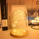 thumbnail image 4 of Guirnalda de luces LED de 2 m y 20 LED, resistente al agua IP65, ideal para decoración de Halloween, Navidad, bodas, fiestas, festivales, cumpleaños, jardín, terraza y césped (blanco cálido)., 4 of 4