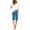 Blue, variant on Women's High Waisted Stretchy Denim Bermuda Shorts Summer Cotton Pants Plus Size Lacing Beach Workout Pants Summer Flowy Shorts with Pockets S-2XL