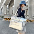 thumbnail image 4 of Bolso de mujer de gran capacidad, bolso grande deportivo informal, bolso de tela de algodón y nailon, bolso de hombro, bolso de viaje, 4 of 5