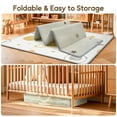 thumbnail image 5 of Foldable Baby Play Mat, PIGLOG Waterproof Playmats for Babies and Toddlers Kids, Safe Foam Playmat for Tummy Time, 50x50 Playpen Mat, Reversible Baby Floor Mat for Infant, Toddler, Vast Planet, 5 of 5