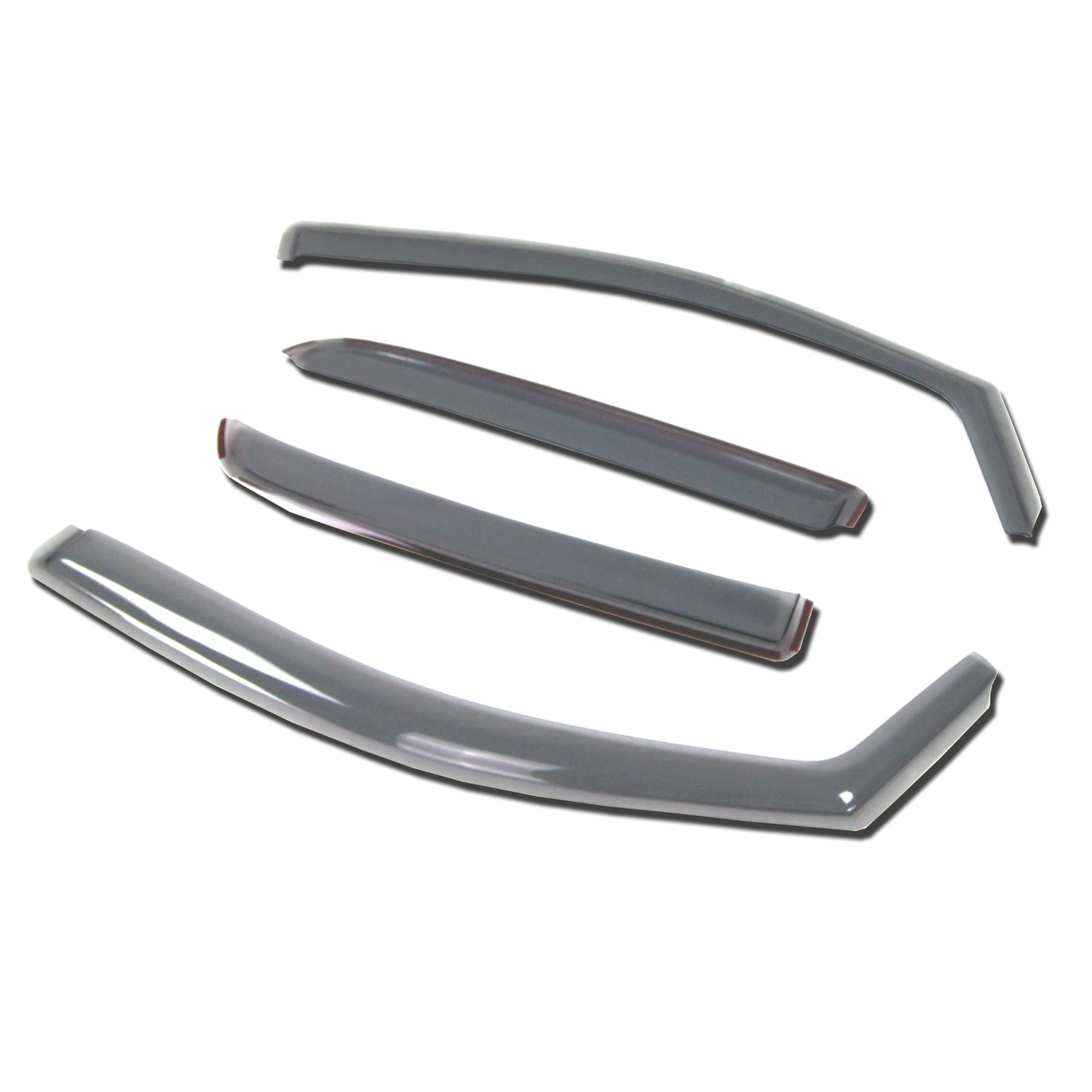 TuningPros IWV-784i Premium In-Channel 2mm Window Visor Deflector Rain Guard  4 Pcs Set For 2013-2017 Chevrolet Colorado Crew Cab
