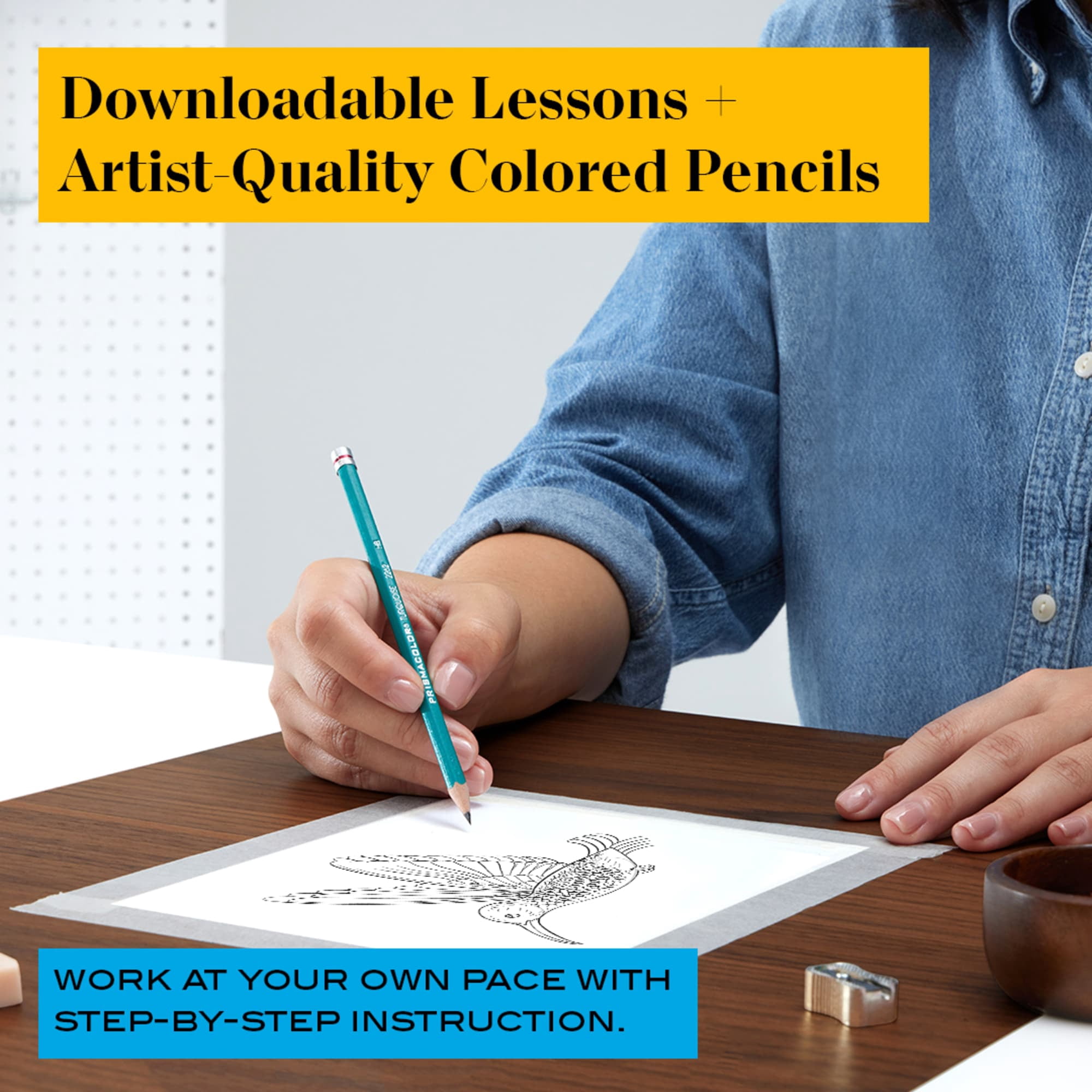 Prismacolor Technique Hummingbird Art Set, Includes Double-Ended Art Markers and Step-by-Step Drawing Tutorials, Assorted Colors, 10 Count