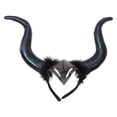 thumbnail image 1 of Diademas de Halloween Unisex Adultos Disfraz Aro para El Cabello Diadema para Cabeza Disfraces Accesorios para Fot - Cuerno de 36x32cm Sunnimix  sombreros de halloween, 1 of 7