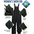 Arctic Hero Women's Insulated Snow Bib Water Resistant Ski Overall