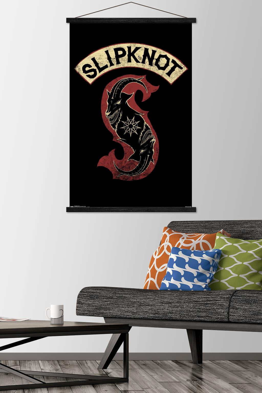 Slipknot - Patch Wall Poster with Magnetic Frame, 22.375" x 34"
