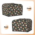 thumbnail image 6 of Cauagu Dragon With Hohoho for 4 Slice Toaster Cover (11.4''×7.9''×7.5'') Bread Machine Cover Toaster Protector Kitchen Appliance Dust Cover, 6 of 7