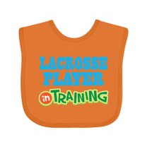 Inktastic Lacrosse Player in Training Boys or Girls Baby Bib