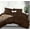 Brown, variant on Utopia Bedding Duvet Cover Queen Size - 3 Piece with Zipper Closure - 1 Comforter Cover 90X90 Inches & 2 Pillow Shams 20X26 Inches Ivory Comforter Not Included
