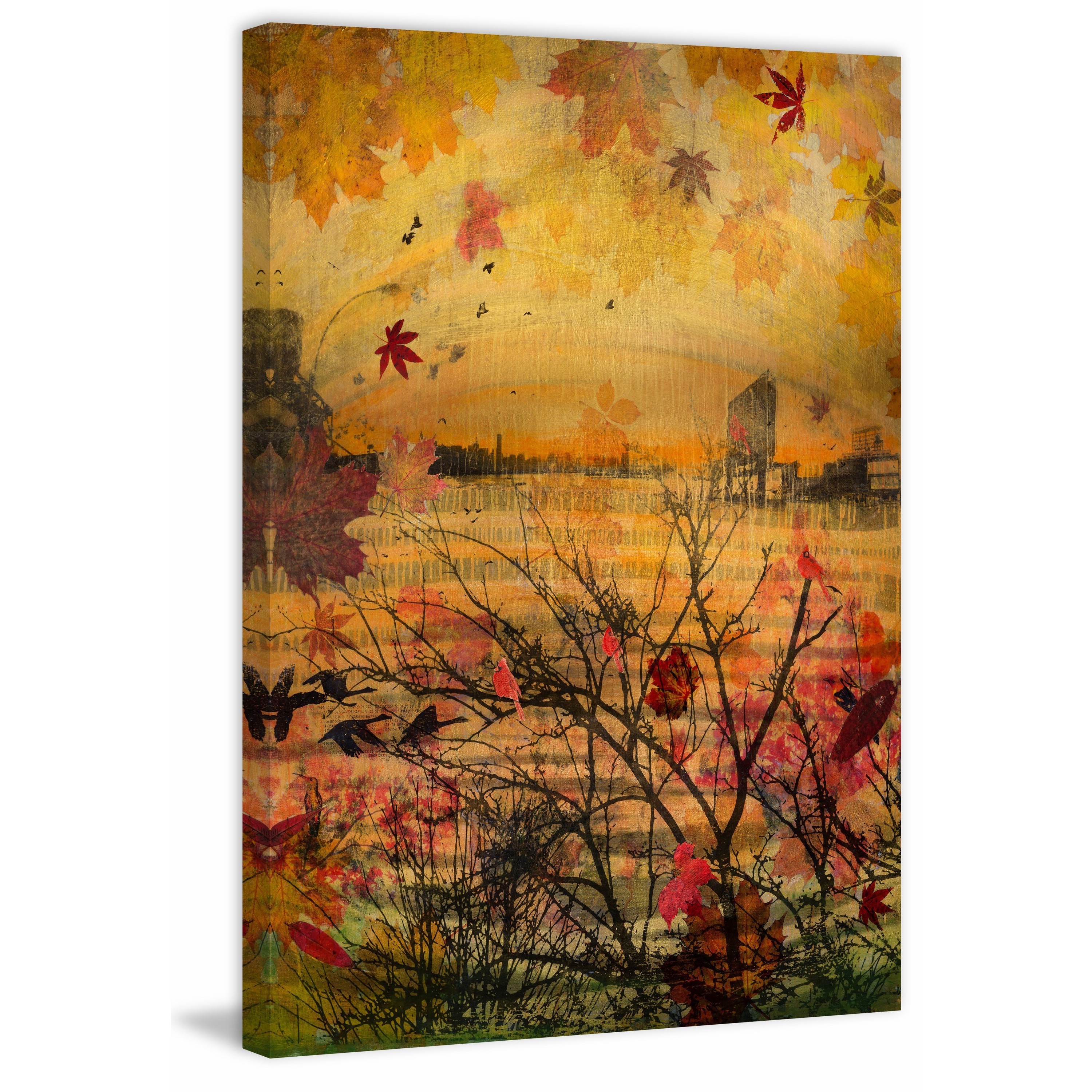 "Autumnal Tide" Painting Print on Wrapped Canvas