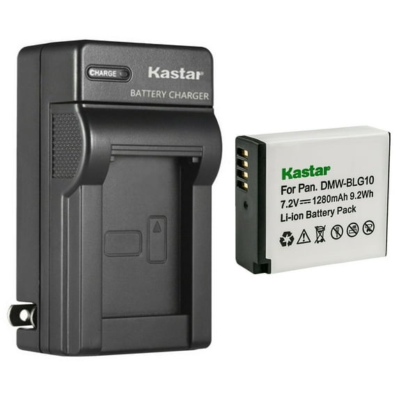 Kastar 1-Pack DMW-BLG10 Battery and AC Wall Charger Replacement for Panasonic Lumix DMC-TX1, Lumix DMC-TZ100, Lumix DMC-TZ101, Lumix DMC-TZ80, Lumix DMC-TZ81, Lumix DMC-TZ85, Lumix DC-ZS70 Camera