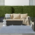 thumbnail image 5 of Nourison Essentials Indoor/Outdoor Blue/Grey 5' x square Area Rug, (5 Square), 5 of 11