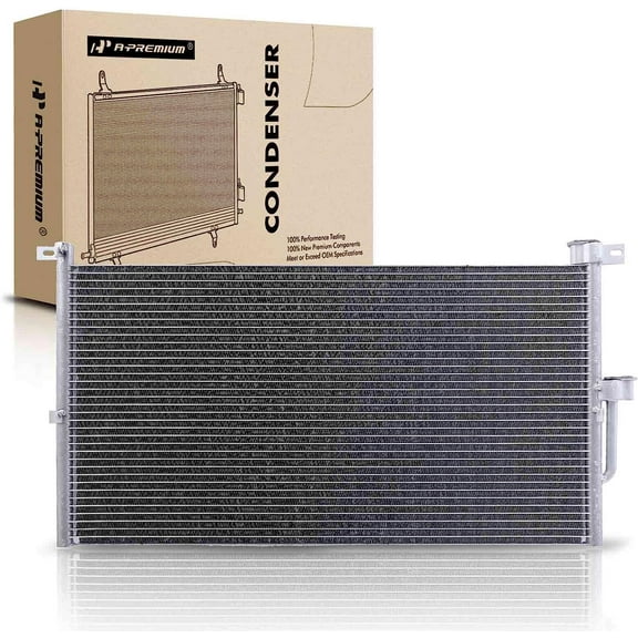 A-Premium Air Conditioning A/C Condenser Compatible with Jaguar X-Type 2002-2008, Replace# 3140, 4H19710AA