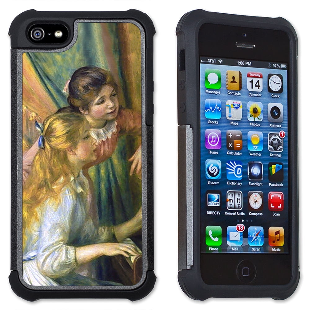 verzonden molen besteden Renoir: Girls at Piano - Maximum Protection Case / Cell Phone Cover with  Cushioned Corners for iPhone 6 & iPhone 6S - Walmart.com