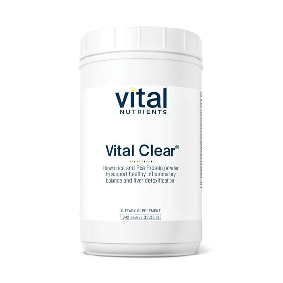 Vital Nutrients - Vital Clear - Nutritional and Herbal Support for a Healthy Inflammatory Response, Normal Blood Sugar Levels, and Detoxification - Vegetarian - 942 Grams