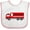 White and Pink, variant on Inktastic Fire Truck (Red) Boys or Girls Baby Bib