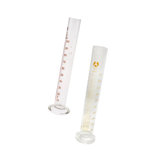 Lab Scientific Glass Medición De Cilindro Graduado 100 Ml 500 Ml Cristalería, Pared Gruesa Sunnimix Cilindro de medición de vidrio