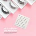 thumbnail image 2 of 1 Box Reusable Self-Adhesive Eyelash Strips For Lash Extensions 6mm Splashproof And Sweatproof Faux Eyelash Glue Strips For Natural Look Lash Supplies For Eyelash Applicator, 2 of 8
