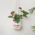 thumbnail image 3 of HULKLIFE Bohemia Macrame Plant Hanger Woven Cotton Rope Tassel Hanging Basket Wall Mounted Flower Pot Accessories Indoor Garden Supplies, 3 of 5
