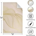 thumbnail image 3 of Kitchen Towels Golden Marble Texture Pattern Cleaning Towel Absorbent Hand Towels Tea Towels for Home Restaurant Dish Clean 28" x 18", 6PCS Washcloth Gift, 3 of 7