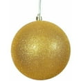 thumbnail image 2 of Vickerman 3" Gold Glitter Ball Ornament, 12 per Bag, 2 of 2