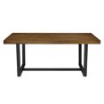thumbnail image 4 of Walker Edison Modern Farmhouse Two-Tone Dining Table, Rustic Oak, 4 of 12