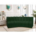 thumbnail image 2 of Meridian Furniture Arc Green Boucle Fabric Modular Sectional, 2 of 7