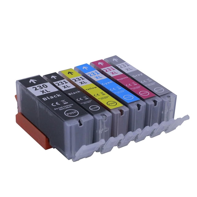 Cartuchos de tinta buyink PGI-230 CLI-231 de alta capacidad, paquete de 6