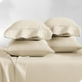 thumbnail image 1 of Bare Home Premium 1800 Ultra-Soft Double Brushed Microfiber Pillowcase Bulk Pack, Standard, 4 Pack, Sand, 1 of 5