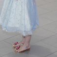thumbnail image 6 of Eltusu Girls Jellies, No Slip Summer Soft Sole PVC Casual Jelly Shoes Gold Size 9.5(Little Kids), 6 of 9